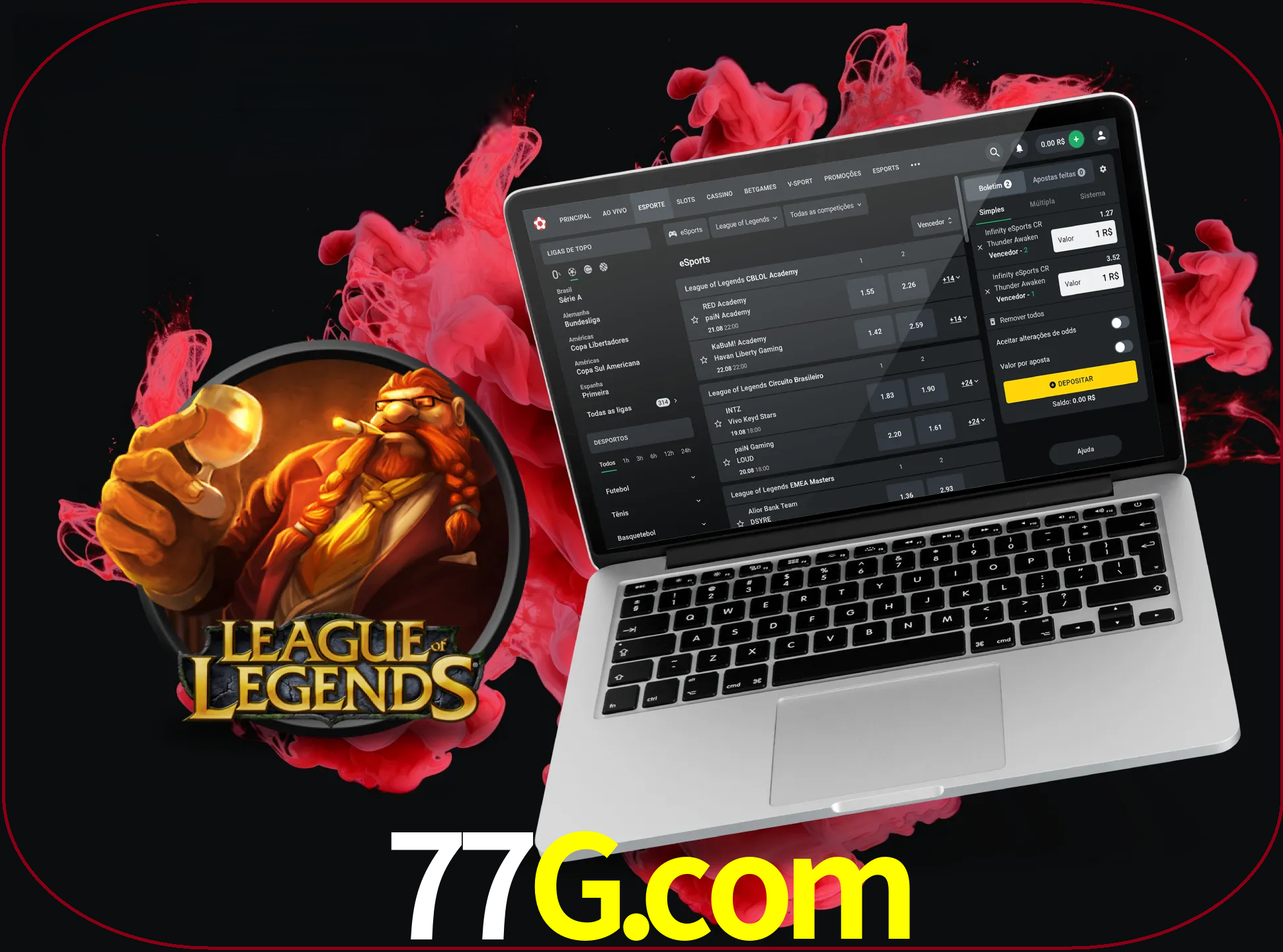 Se é um fã deste jogo, muitos torneios fantásticos que o vão surpreender estão disponíveis no 77g.
