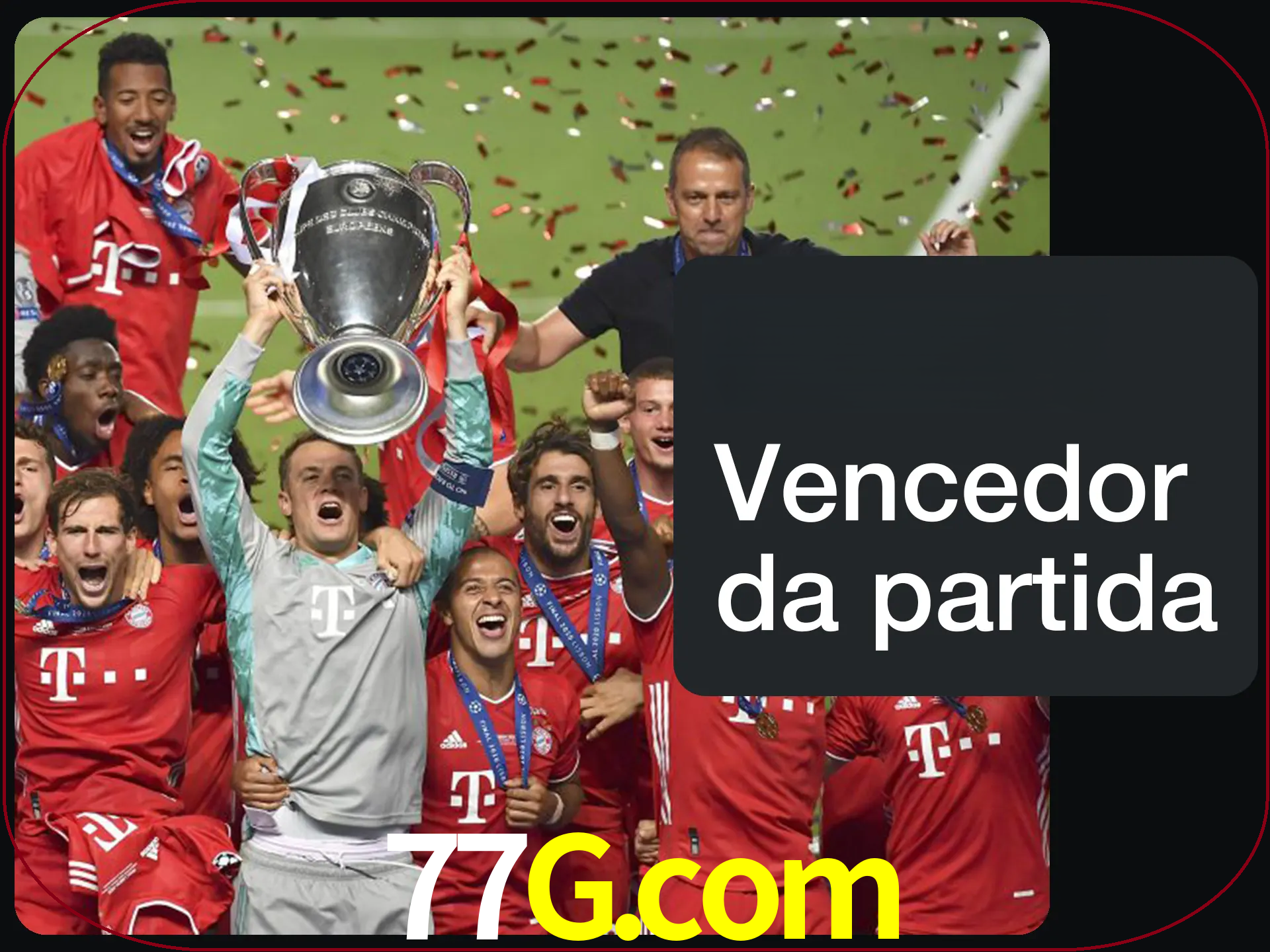 Aposte no vencedor e ganhe uma grande quantia de dinheiro.